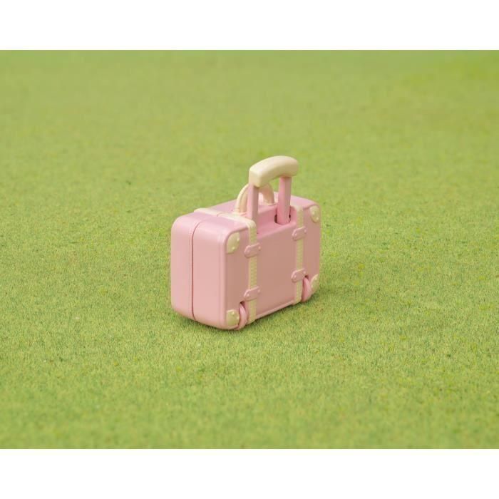 Sylvanian Families 5641 Set de Juego La Madre de Snow Rabbit con Maleta de Fin de Semana | Juguete +3 Años 5