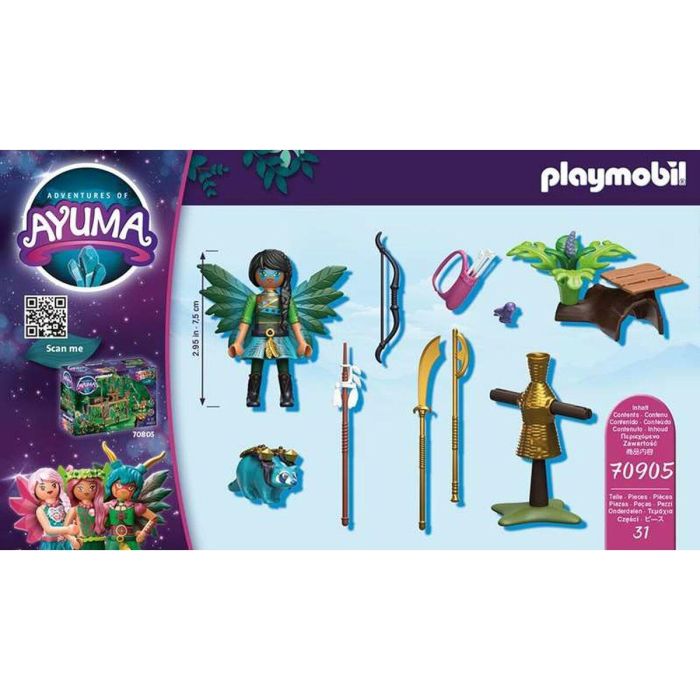 Knight fairy con mapache playmobil adventures of ayuma 1