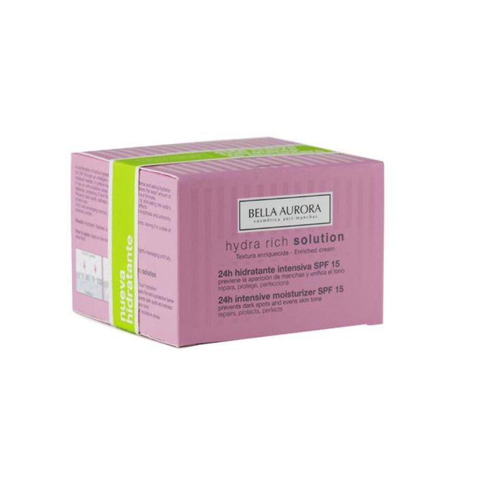 Bella Aurora HYDRA RICH Crema Hidratante Intensiva Antimanchas SPF15 50 ml