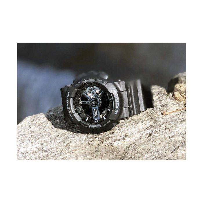 Reloj Hombre Casio G-Shock CLASSIC Negro Plateado (Ø 55 mm) 3 Reloj Hombre Casio G-Shock CLASSIC Negro Plateado (Ø 55 mm) 3