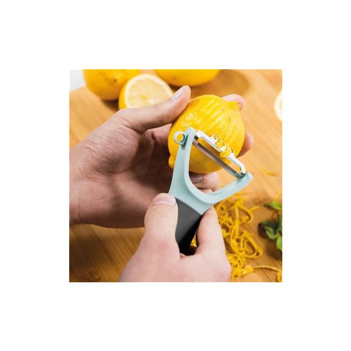 Berghoff 3950295 Set de 2 Peladores + Rallador Multiusos para Frutas y Verduras, Acero Inoxidable 2 Berghoff 3950295 Set de 2 Peladores + Rallador Multiusos para Frutas y Verduras, Acero Inoxidable 2