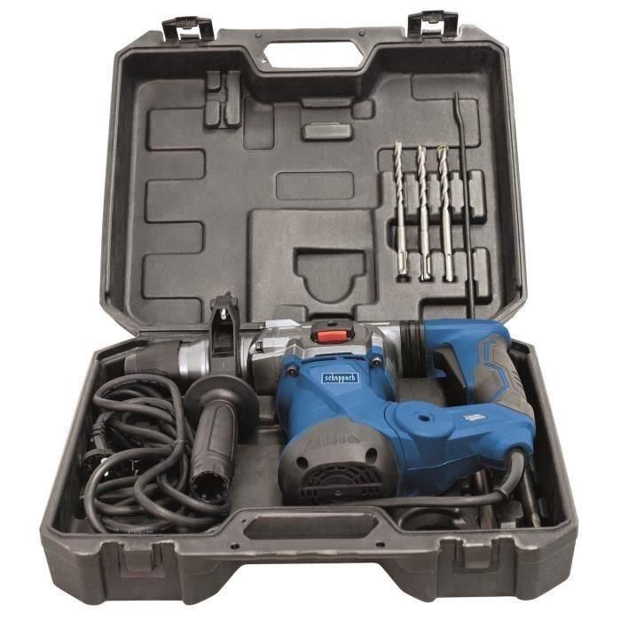 Scheppach DH1300Plus Perforadora SDS-Plus 1250W, 5J, Portabrocas rápido, 4 funciones: perforar, percutir, cincelar 2 Scheppach DH1300Plus Perforadora SDS-Plus 1250W, 5J, Portabrocas rápido, 4 funciones: perforar, percutir, cincelar 2
