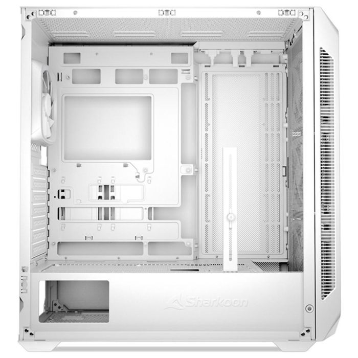SHARKOON AK5M RGB Midi Tower Blanco con Cristal Templado y Malla Frontal para un Flujo de Aire Óptimo 2