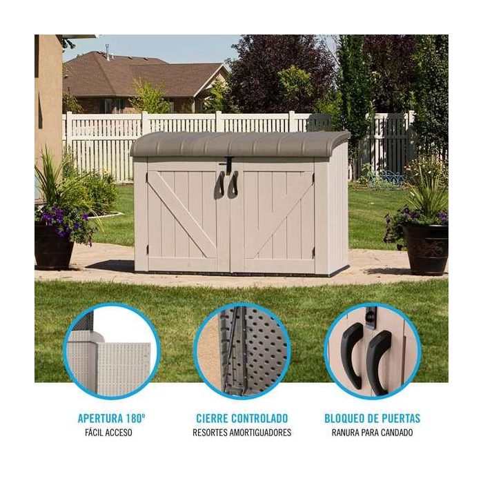 Armario Lifetime 60170 Horizontal Exterior 190 x 131 x 106 cm Acero Plástico 3