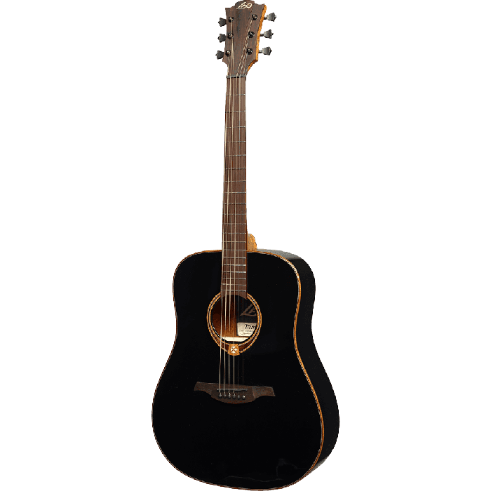 LAG Tramontane 118 Guitarra Acústica Dreadnought Negra Brillante 2 LAG Tramontane 118 Guitarra Acústica Dreadnought Negra Brillante 2