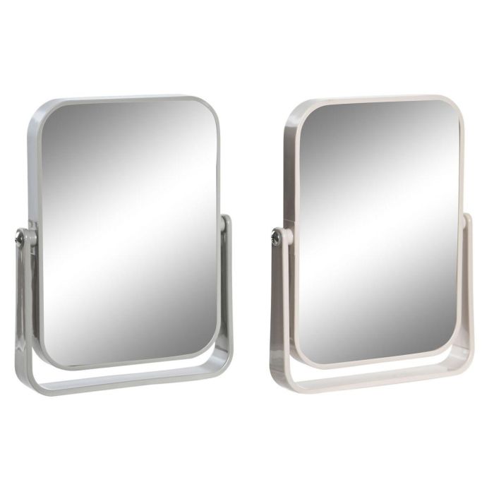 Espejo Basicos DKD Home Decor Beige Gris 2.5 x 19.2 x 15 cm (2 Unidades) Espejo Basicos DKD Home Decor Beige Gris 2.5 x 19.2 x 15 cm (2 Unidades)