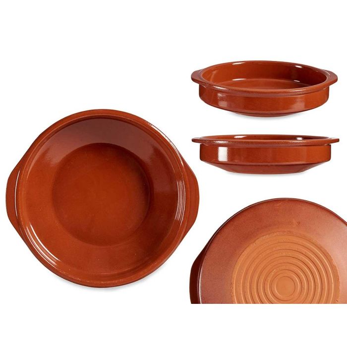 Cazuela Redonda 26 cm Barro Refractario Miel - La Dehesa (7 Unidades) Cazuela Redonda 26 cm Barro Refractario Miel - La Dehesa (7 Unidades)