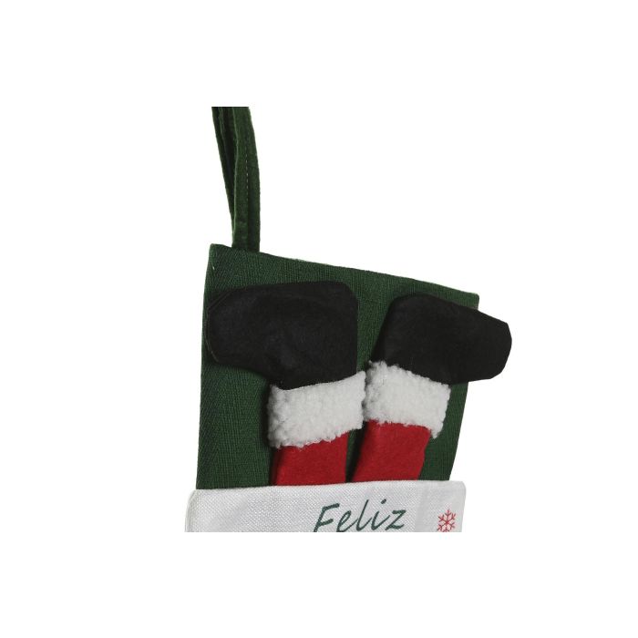 Calcetin Navidad Tradicional DKD Home Decor Rojo Negro 2 x 50 x 28 cm 1 Calcetin Navidad Tradicional DKD Home Decor Rojo Negro 2 x 50 x 28 cm 1