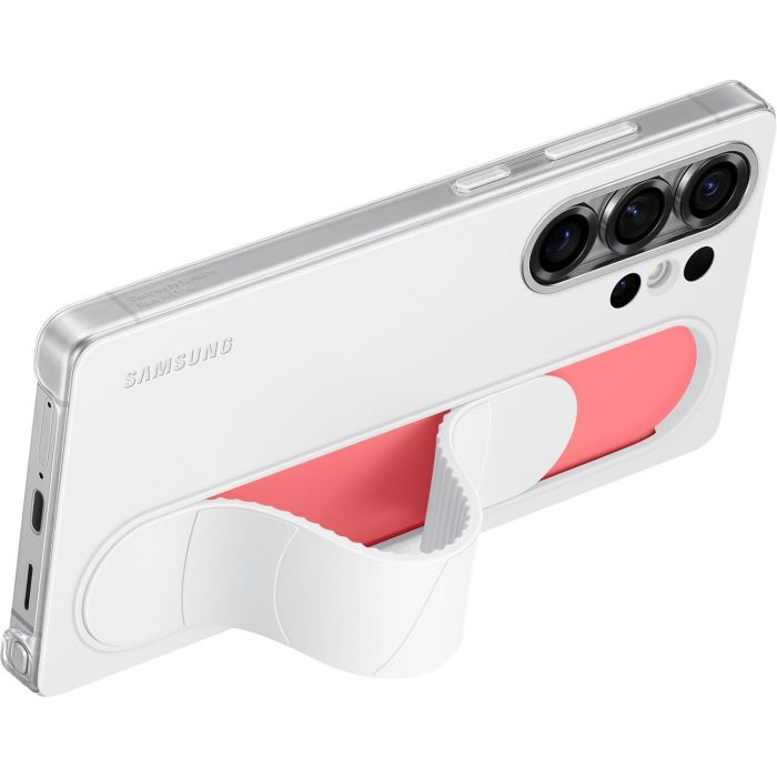 Samsung EF-GS938CWEGWW Funda Standing Grip para Galaxy S25 Ultra Blanco - Soporte de sobremesa - Fácil aplicación 3