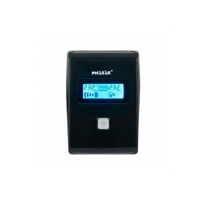 PHASAK SAI Esential 850VA Interactivo con pantalla LCD PHASAK SAI Esential 850VA Interactivo con pantalla LCD