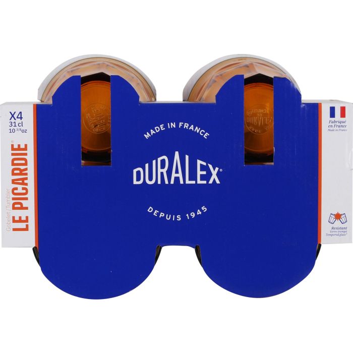 Duralex Set de 4 Vasos Picardie 31 cl Ambar (12 Cajas) 3