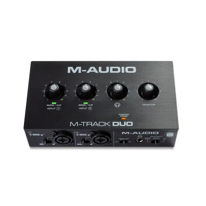 MAUDIO M-Track Duo Interfaz de Audio Portátil 16cm Ancho 10cm Alto 23cm Largo 1