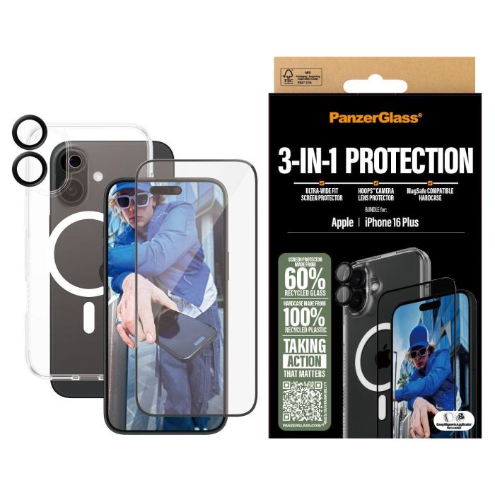 Protector de Pantalla Panzer Glass B1293+2863+1283 Protector de Pantalla Panzer Glass B1293+2863+1283