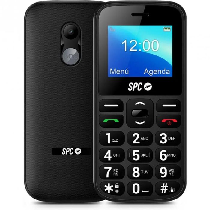 SPC 2329N Teléfono Móvil Fortune 2 4G para Personas Mayores con Botón SOS, Voz HD, Botones Grandes, Smart Help, Radio FM, Negro 0 SPC 2329N Teléfono Móvil Fortune 2 4G para Personas Mayores con Botón SOS, Voz HD, Botones Grandes, Smart Help, Radio FM, Negro 0