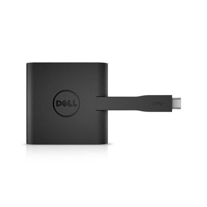 Dell External video adapter, USB-C/VGA/ USB 3.0 /Network / HDMI, Black 4 Dell External video adapter, USB-C/VGA/ USB 3.0 /Network / HDMI, Black 4