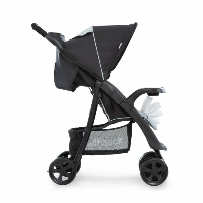 Hauck Silla de Paseo Shopper Neo II Caviar Plata - Plegado Compacto con una Mano, Reclinable, Gran Cesta, Desde el Nacimiento 2