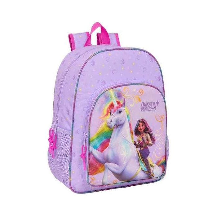 Mochila adapt.carro unicorn academy 33x42x14 cm Mochila adapt.carro unicorn academy 33x42x14 cm