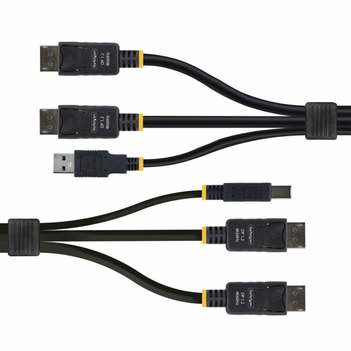 Cable adaptador Startech DDU1226-KVM-CABLE Negro 1,8 m 3