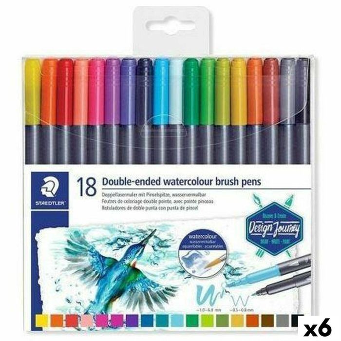 Set de Rotuladores Staedtler Design Journey Doble punta (6 Piezas) (6 Unidades) Set de Rotuladores Staedtler Design Journey Doble punta (6 Piezas) (6 Unidades)