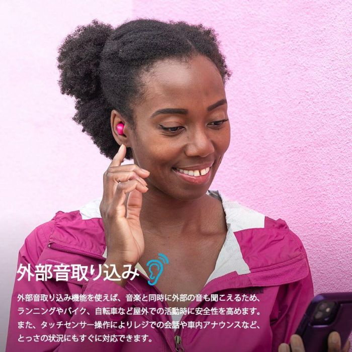 Auriculares con Micrófono JLab JBuds Mini Rosa 3 Auriculares con Micrófono JLab JBuds Mini Rosa 3