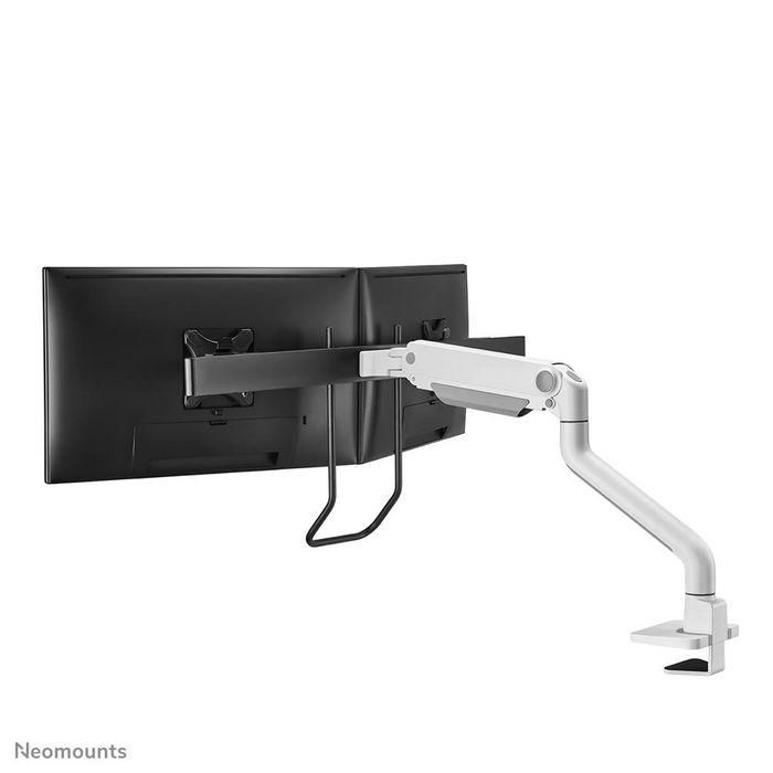 Neomounts Brazo de monitor DS75S-950WH2 para pantallas de 17-32", soporte de escritorio con resorte de gas, capacidad 8kg, blanco, 2 pantallas 11