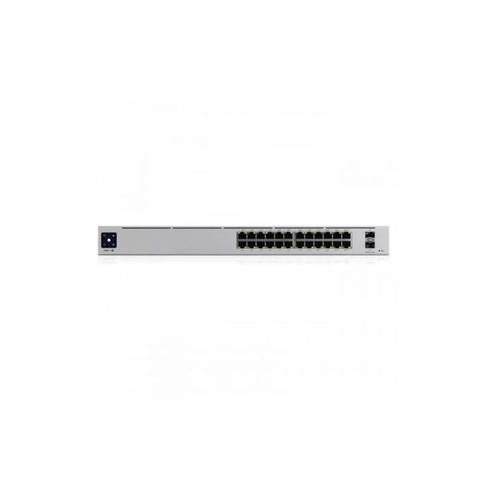 Ubiquiti USW-Pro-24-POE Switch UniFi Gen 2 24 Puertos Gigabit PoE+ 2 SFP+ 10G Layer 3 450W c/RPS Pantalla Táctil