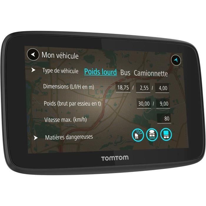 TomTom GPS Heavy Duty - GO PROFESSIONAL 520 (5 pulgadas) Cartografía Europa 48 y Tráfico de por vida 1