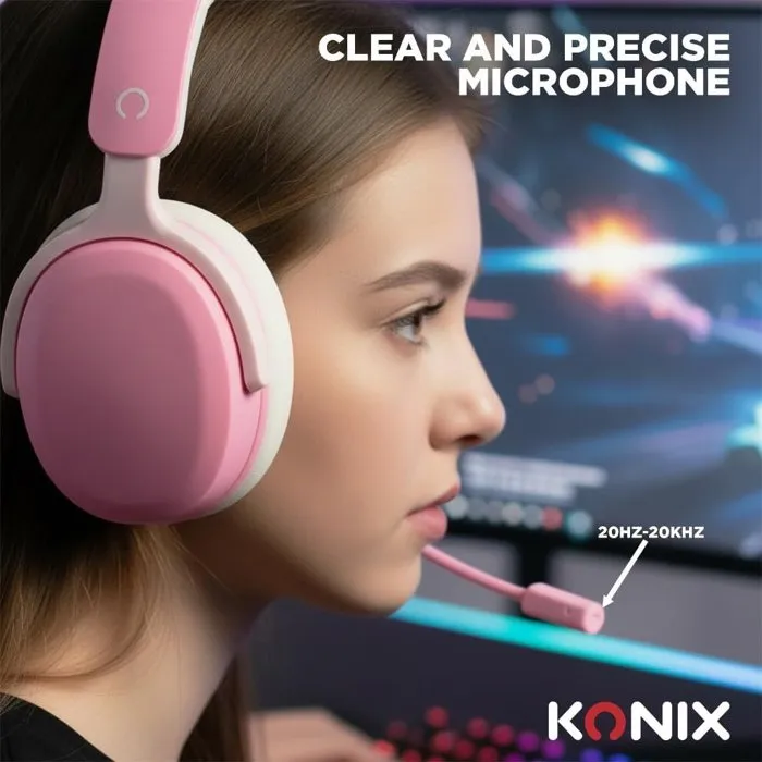 Konix Auriculares Gaming Nexus KON3328170307116 - Con Cable para Nintendo Switch 2, PS5, Xbox Series X/S - Controladores 40 mm y Micrófono (1.5 m)