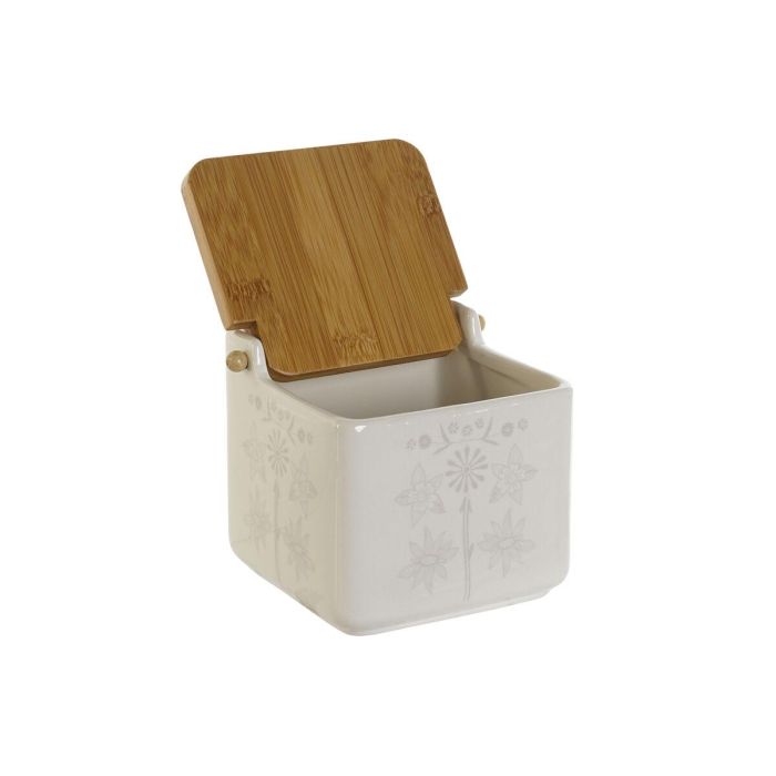 DKD Home Decor Salero Scandi de Dolomita y Bambú 750ml 14x12.5x12 cm (Juego de 3 Unidades Colores Surtidos: Verde, Azul, Lila, Blanco) 1 DKD Home Decor Salero Scandi de Dolomita y Bambú 750ml 14x12.5x12 cm (Juego de 3 Unidades Colores Surtidos: Verde, Azul, Lila, Blanco) 1