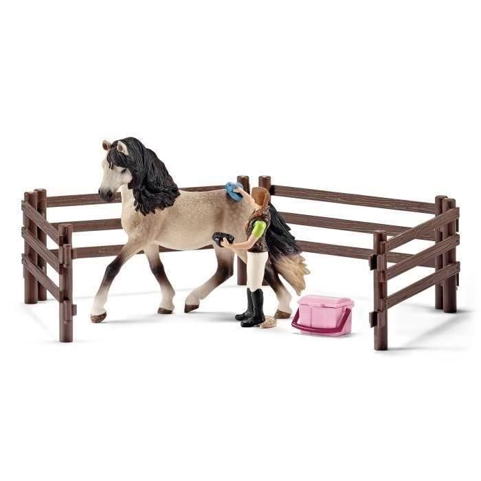 Schleich 42270 Kit de Cuidado de Caballos Andaluzgricos - Horse Club Range 1