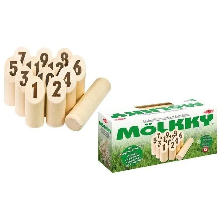 Tactic Mölkky Bowling Versión Estándar Juego - Sé el primero en alcanzar 50 puntos - A partir de 6 años 2 Tactic Mölkky Bowling Versión Estándar Juego - Sé el primero en alcanzar 50 puntos - A partir de 6 años 2