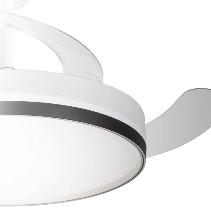 AVANT Ventilador de Techo 42 Pulgadas Retráctil, 30W Motor y 36W LED, Control por App