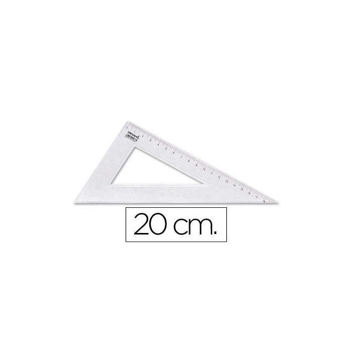 Cartabon Liderpapel 20 cm Plastico Cristal 20 unidades