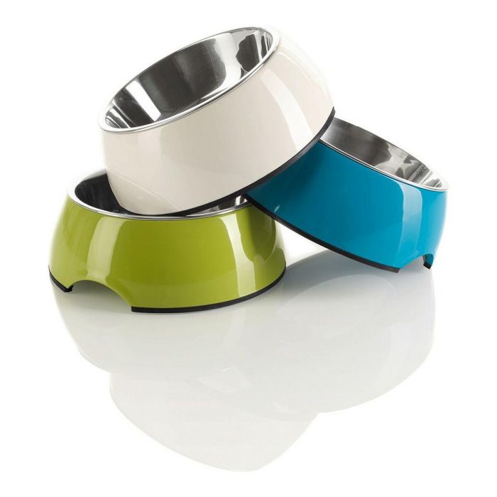 Hunter Comedero De Melamina 700 mL Negro con Acero Inoxidable Extraíble