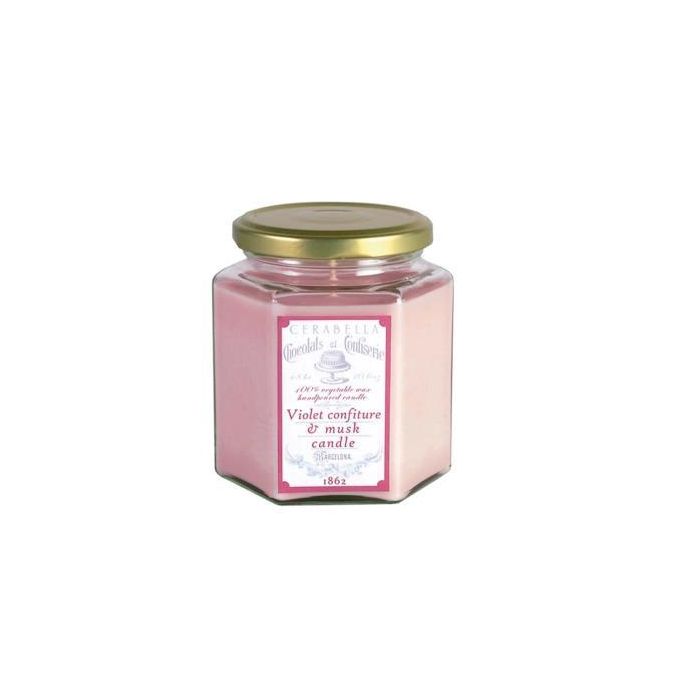 Vela Tarro Sucreg6 Violet Confiture-Musk 8X10Cm. Vela Tarro Sucreg6 Violet Confiture-Musk 8X10Cm.