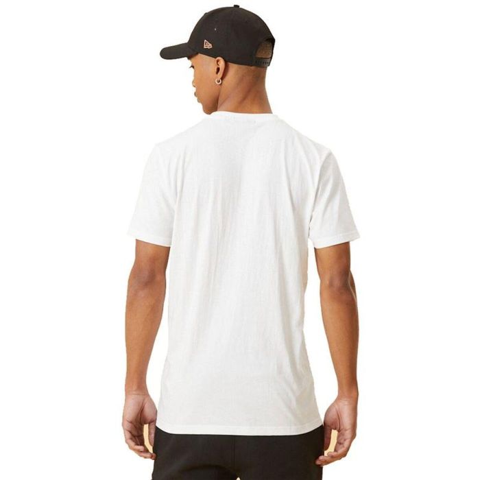 Camiseta de Manga Corta Hombre New Era 12893142 Blanco (XL)