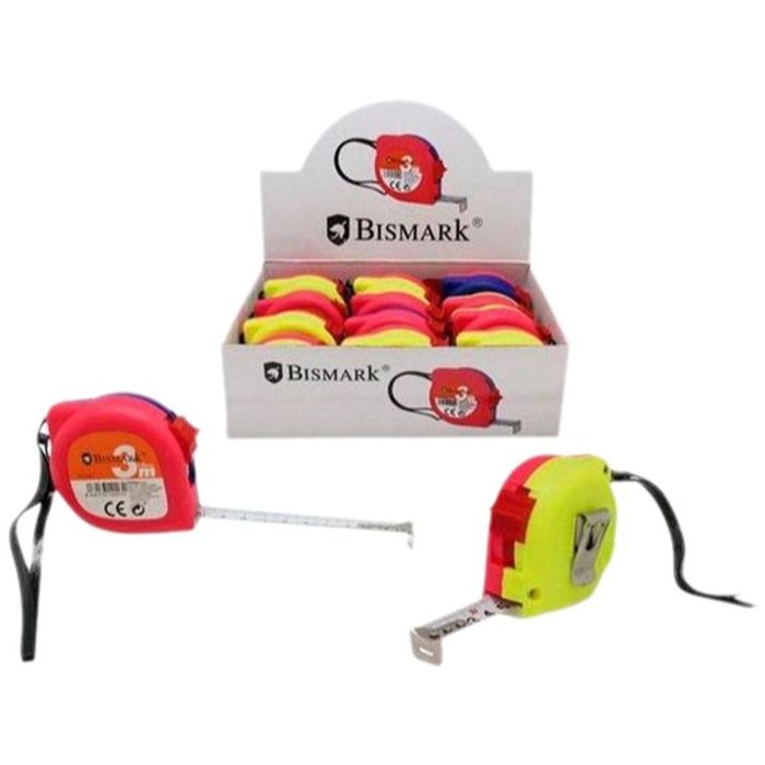 Cinta Métrica Bismark (3 m) (10 Unidades) 2