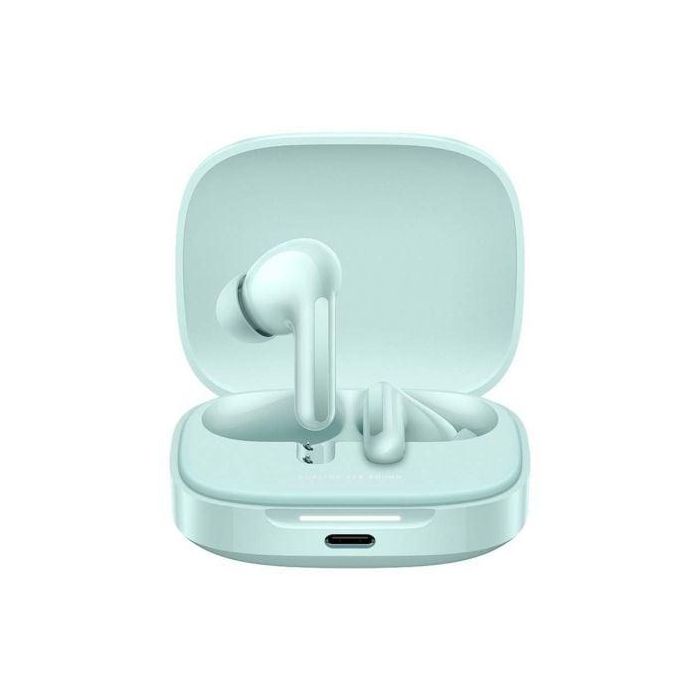 Xiaomi BHR9245GL Auriculares Bluetooth Redmi Buds 6, Cancelación Ruido 49dB, Doble Driver, Sonido Envolvente, 10h/42h Bat. Carga, Verdes Xiaomi BHR9245GL Auriculares Bluetooth Redmi Buds 6, Cancelación Ruido 49dB, Doble Driver, Sonido Envolvente, 10h/42h Bat. Carga, Verdes