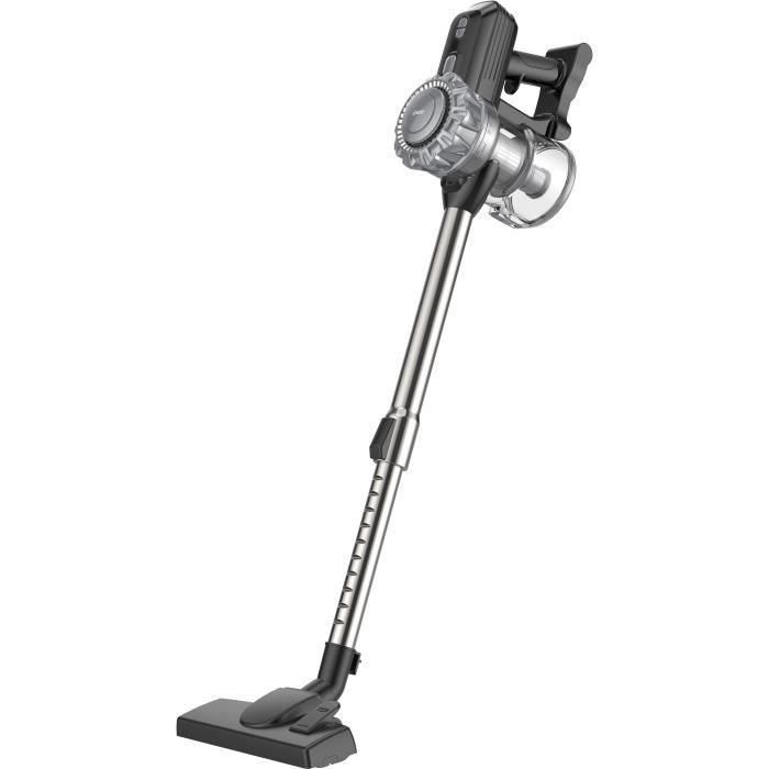 Aspiradora escoba inalámbrica - LIVOO DOH141 - 150 W - 10 kPa - 76 dB - Ciclónica - 2 velocidades - 0,55 L - Gris 0 Aspiradora escoba inalámbrica - LIVOO DOH141 - 150 W - 10 kPa - 76 dB - Ciclónica - 2 velocidades - 0,55 L - Gris 0