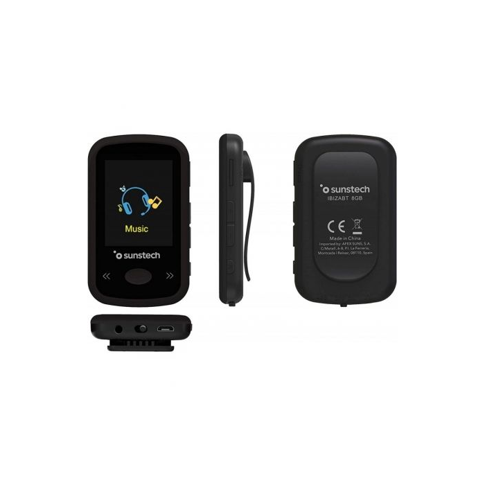 Reproductor MP4 Sunstech IbizaBT/ 8GB/ Pantalla 1.8"/ Radio FM/ Negro 1 Reproductor MP4 Sunstech IbizaBT/ 8GB/ Pantalla 1.8"/ Radio FM/ Negro 1