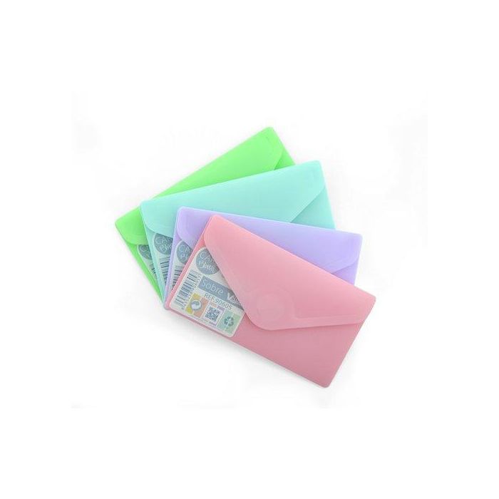 Dosier Sobre Office Box Pp V-Lock Tarjeta Blush Surtido (4 Col.) (Set de 10)