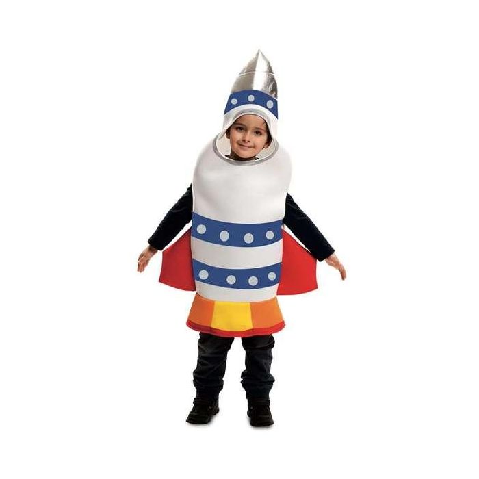 My Other Me Disfraz de Cohete para Niños. Talla 3-4 años, adecuado para edades de 3 a 4 años. Fabricado en 100% Poliéster. My Other Me Disfraz de Cohete para Niños. Talla 3-4 años, adecuado para edades de 3 a 4 años. Fabricado en 100% Poliéster.