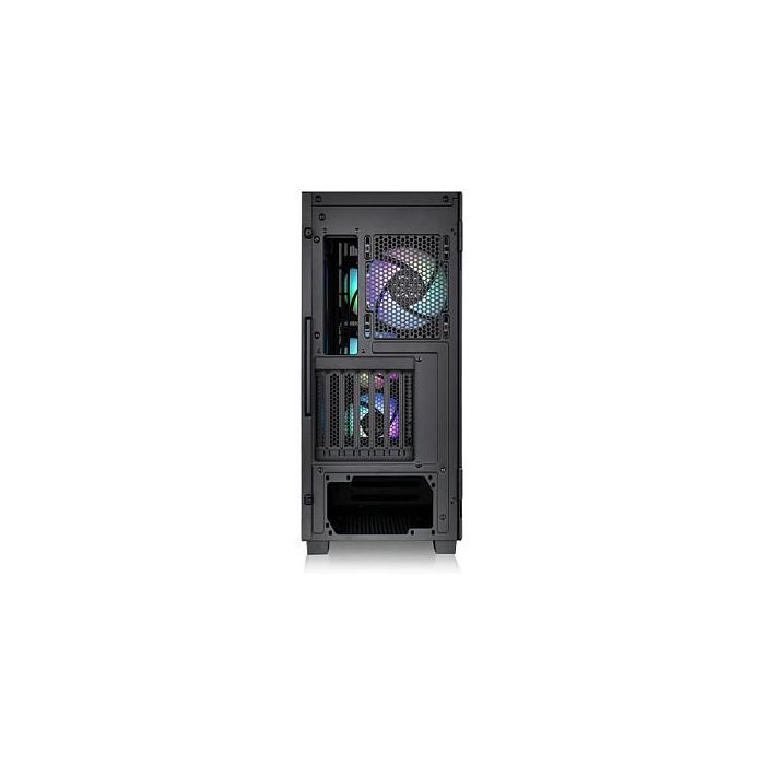 Thermaltake S250 TG ARGB - Caja Torre Media PC, Negro, con Ventana de Cristal Templado y Ventiladores ARGB, Compatible con ATX/EATX/micro-ATX/Mini-ITX