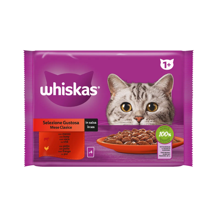 Whiskas Seleccion Carnés Clasica 13x4x85 gr