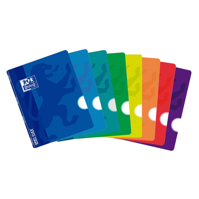 Oxford Libreta Optik Paper Openflex Tapa Flexible 48 Hojas Din A4 Liso Colores Surtidos 1