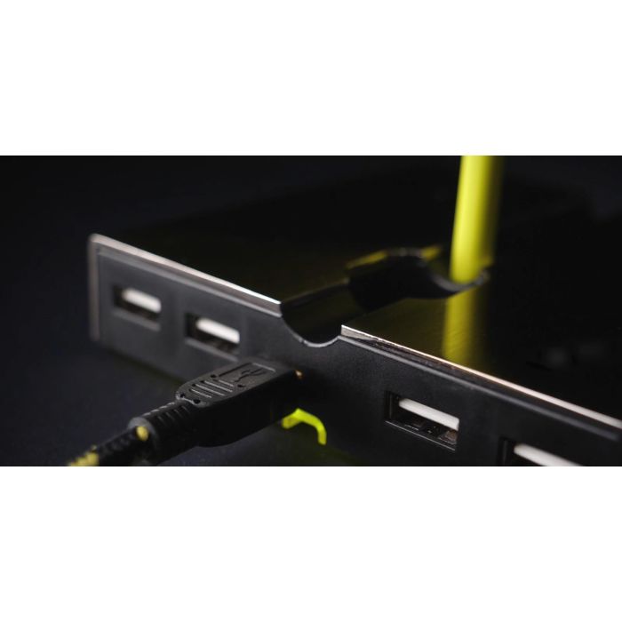 CHERRY Xtrfy Mouse Bungee B4 m. LED 4-port USB Hub 8