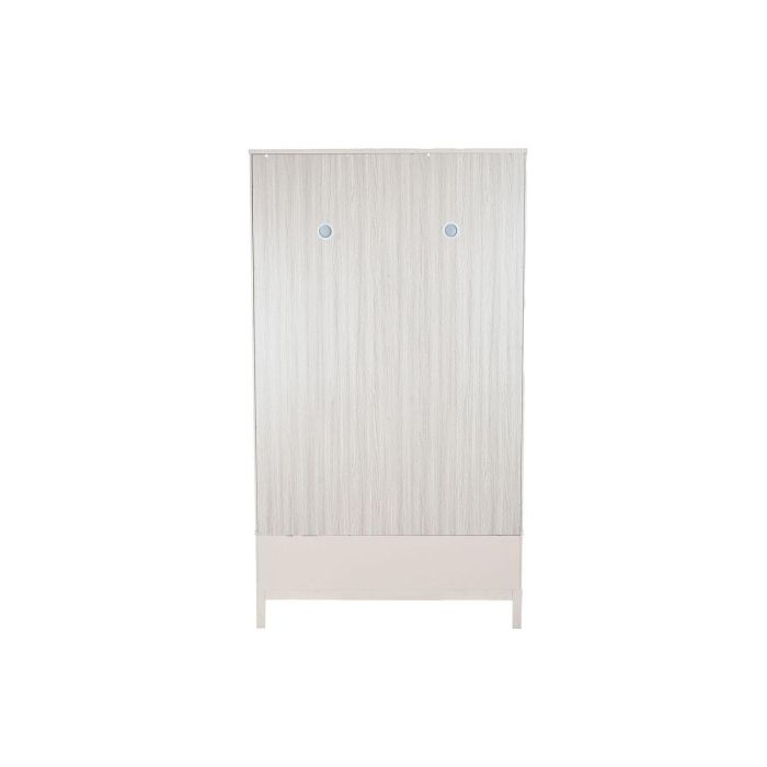 Armario Home ESPRIT Gris claro Metal Madera MDF 9