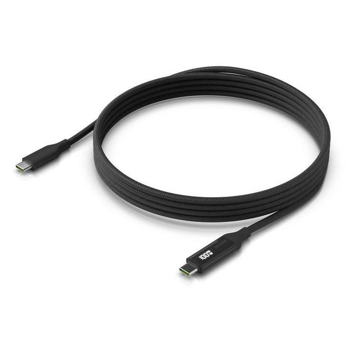 Ubiquiti Cable USB-C Trenzado con Pantalla de Carga Doble Cara, 100W, Negro/Gris Frío, 2 m 0 Ubiquiti Cable USB-C Trenzado con Pantalla de Carga Doble Cara, 100W, Negro/Gris Frío, 2 m 0