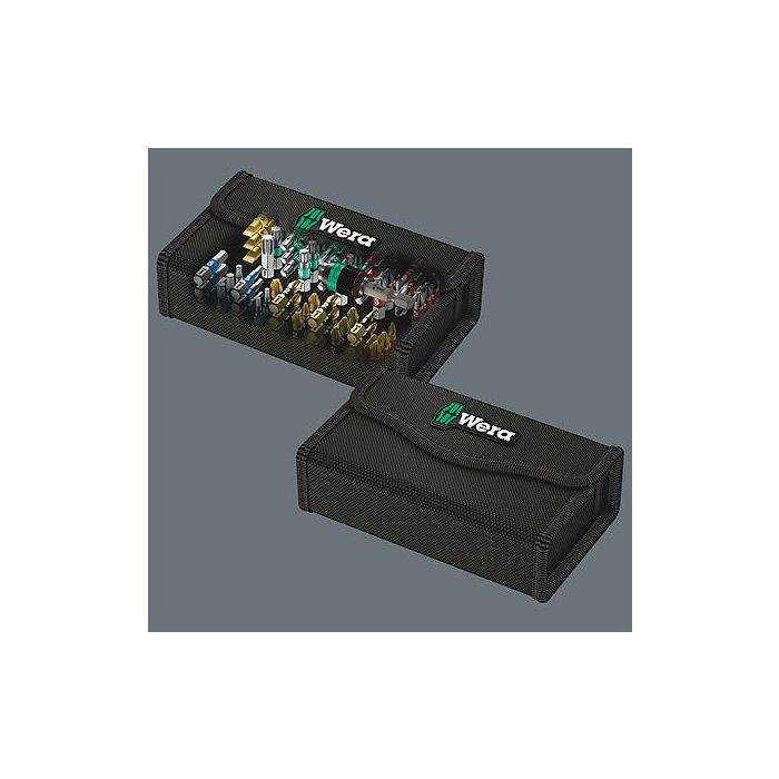 Wera 05057441001 Bit-Safe 61 BiTorsion: Juego 61 Puntas Destornillador Phillips, Pozidriv, Torx, Hexagonal y Ranura con Porta-Puntas Magnético 2