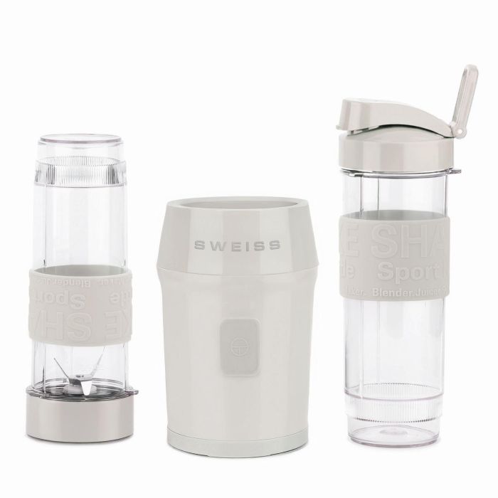 Minilicuadora - SWEISS - MOOV8 - 300 W - 570 ml - 2 botellas - Beige 2